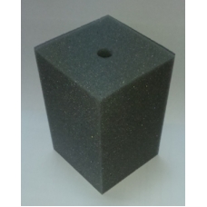 Фильтрующая губка прямоугольная мелкопористая (10 см / 10 см / 20 см)